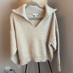 Topshop Tan Polo Sweater